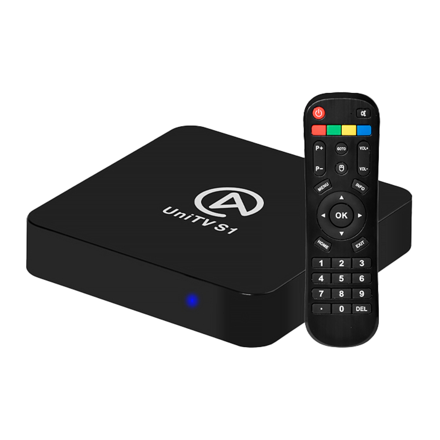 UniTVS1 TV Box Premium 4K e Controle Remoto Inteligente